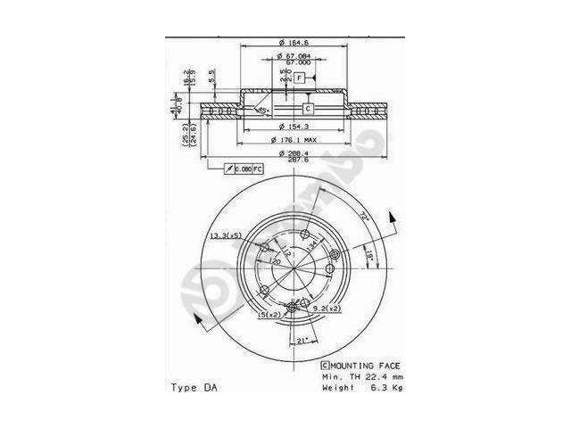 Remschijf, Autos : Pièces & Accessoires, Freins & Transmission, Enlèvement ou Envoi