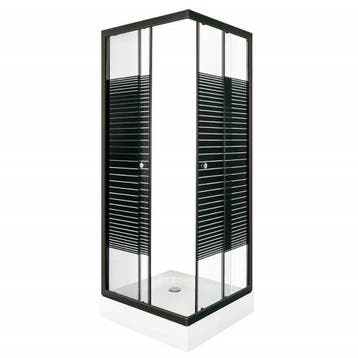 Sanifun douchecabine Gale 90 x 90 HT Black., Ophalen of Verzenden, Nieuw, Douche