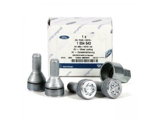 ORIGINAL Wielnaafmoeren Ford Wheel Lock Set 1554643 voor KA, Auto-onderdelen, Banden en Velgen, Ophalen of Verzenden