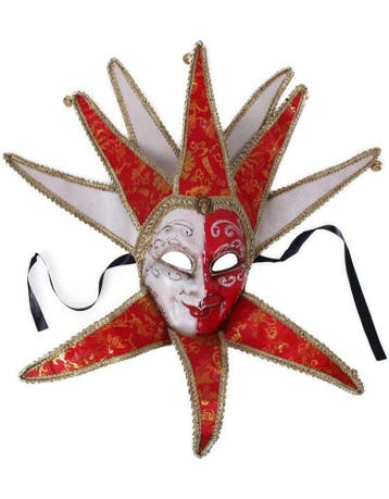 RoodLuxe Venetiaans masker met volledig gezicht, Ophalen of Verzenden, Nieuw