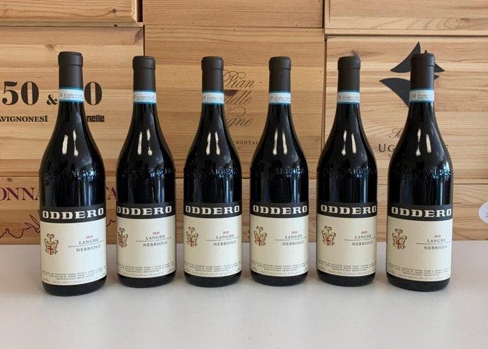 2020 Oddero Langhe Nebbiolo - Piëmont - 6 Flessen (0.75, Collections, Vins