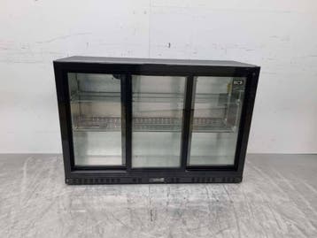 Backbar Bar Cooler Portes coulissantes en verre 337 litres, Verzenden