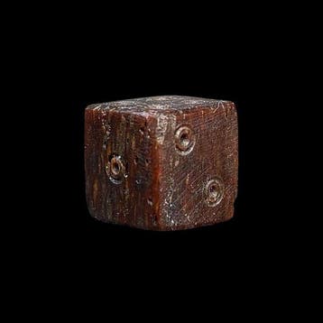 Oud-Romeins, Keizerrijk Been dobbelsteen - Ancient Roman