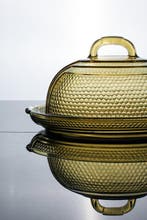 Verreries & Flaconneries de Beignée - Beurrier - Verre -, Antiquités & Art