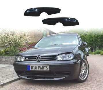 PAUPIÈRES DE PHARES VOLKSWAGEN GOLF 4 97-03 NOIR BRILLANT, Verzenden