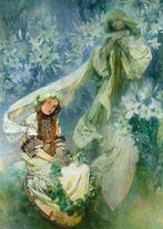 Mucha Alphonse Marie (1860 - 1939) - Madonne Des Lys
