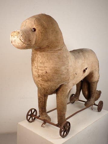 Steiff - Jouet - Pull-Along Stuffed Animal Ride On Toy -