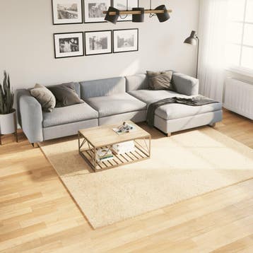 vidaXL Vloerkleed HUARTE laagpolig zacht wasbaar 240x240 cm, Verzenden