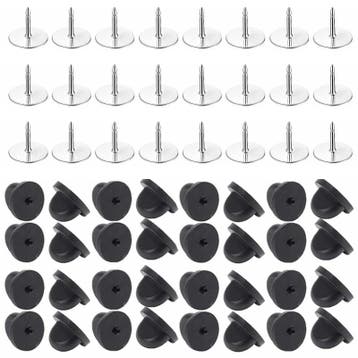 Fako Bijoux - 100 Steek Pinnen Met Rubberen Pin Backs -, Verzenden, Nieuw