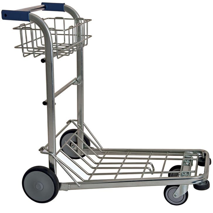 Koffer Transportwagen | 2 Vaste Wielen (Ø200mm) + 2, Zakelijke goederen, Horeca | Keukenapparatuur, Nieuw in verpakking, Verzenden