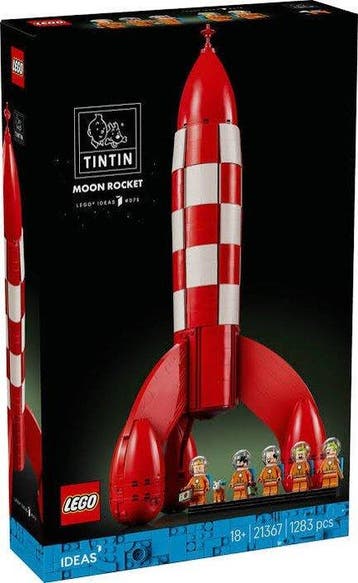 Beeldje - Tintin - Raket naar de maan - Lego 21367 - Sealed, Nieuw
