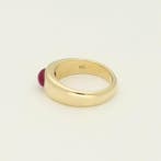 Ring - 14 karaat Geel goud Robijn, Nieuw