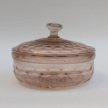 Pot de confiture - Verre - pot à couvercle du XVIIIe siècle