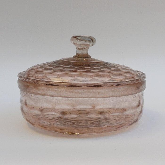 Pot de confiture - Verre - pot à couvercle du XVIIIe siècle, Antiek en Kunst, Antiek | Glaswerk en Kristal