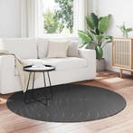 vidaXL Vloerkleden Rond PALMERAS Antraciet Ø 200 CM, Verzenden, Nieuw