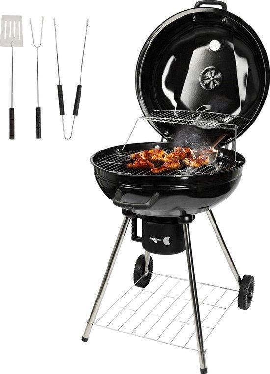 2dekans | Goliving Houtskool Barbecue - Ø54 cm - Inclusief, Tuin en Terras, Barbecue-accessoires, Ophalen of Verzenden