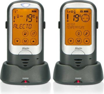 Alecto DBX68GS - Outdoor Babyfoon - Tot 1km bereik - Antraci, Verzenden