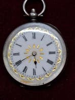 Zakhorloge Zilver - Fraaie wijzerplaat en kast - 1900-1949, Nieuw