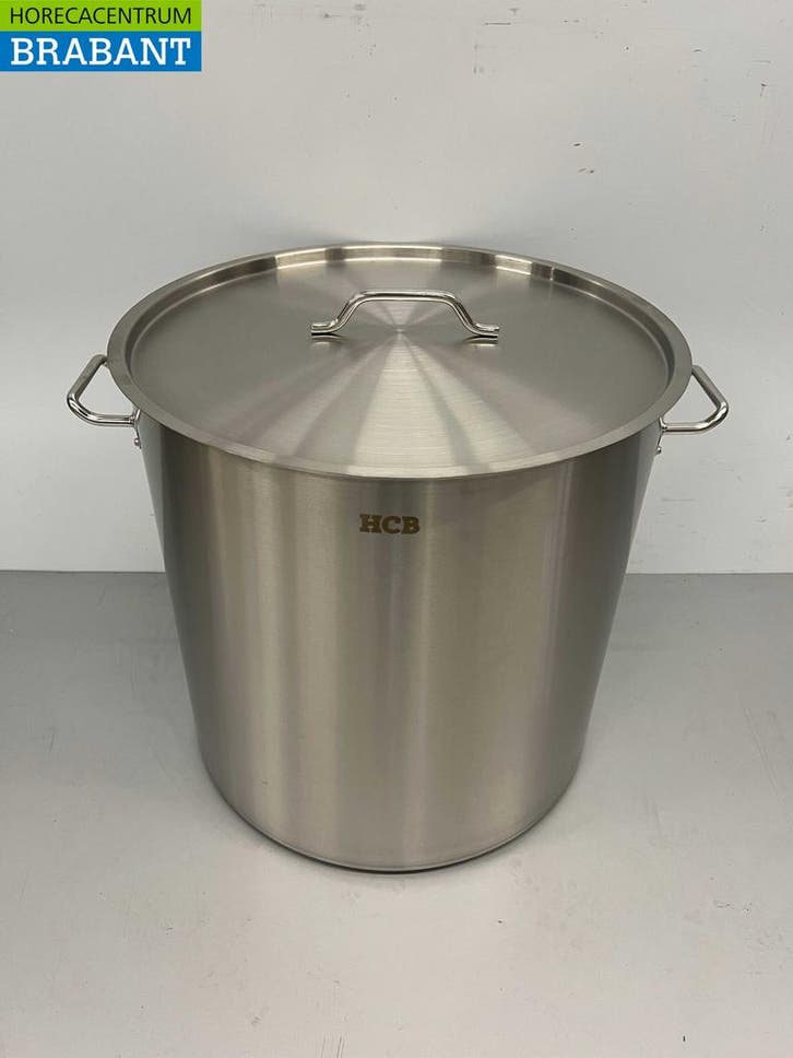 RVS Soeppan Kookpan Pan Inductie 55 x 55 cm 130 liter Horeca, Articles professionnels, Horeca | Équipement de cuisine, Enlèvement ou Envoi