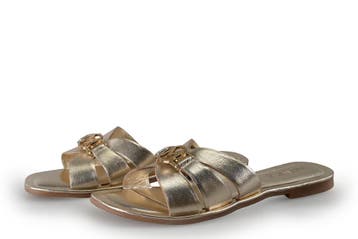 Mexx Muiltjes in maat 38 Goud, Mexx, Overige kleuren, Verzenden, Zo goed als nieuw