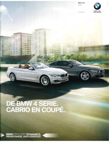 2015 BMW 4 SERIE BROCHURE NEDERLANDS