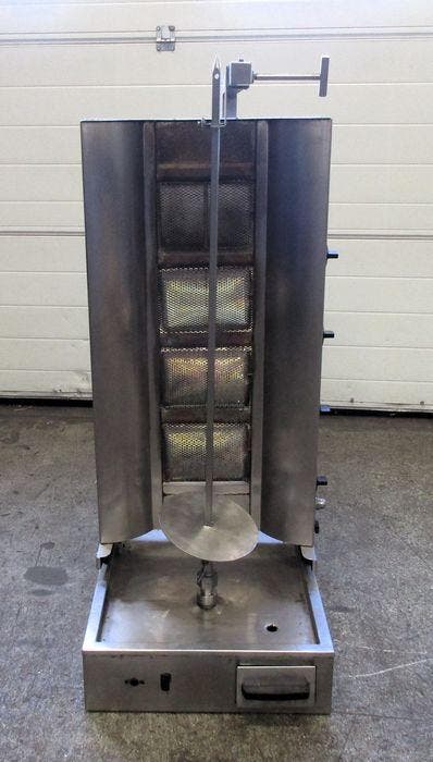Doner Grill, motor onder met 4 branders, gas, Articles professionnels, Horeca | Équipement de cuisine