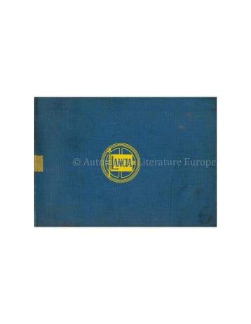 1967 LANCIA SERVICE INSTRUCTIEBOEKJE ITALIAANS, Ophalen of Verzenden