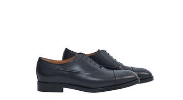 TESTONI - 7 UK - 41 IT - Salerno Blue Navy Oxford Shoes