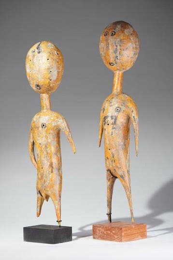 Een houten beeld - Prampram - Ghana (Zonder minimumprijs), Antiek en Kunst