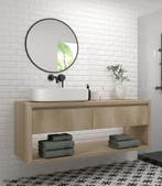 Wandtegel Terre Agostino Sub Blanco Wit Metro Glans 7,5x15, Nieuw, Minder dan 20 cm, 10 m² of meer, Wandtegels