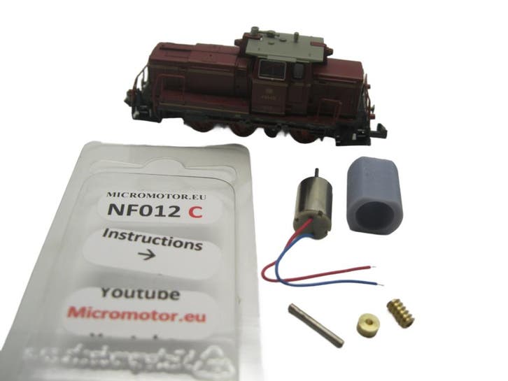 micromotor NF012C ombouwset voor Fleischmann V60, BR 346, BR, Hobby & Loisirs créatifs, Trains miniatures | Échelle N, Envoi