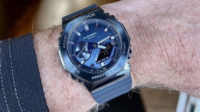 Casio - G-Shock G-Steel Blu - Zonder minimumprijs -, Bijoux, Sacs & Beauté, Montres | Hommes