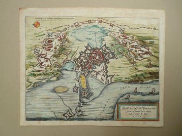 Nederland - Bergen op Zoom; Matthias Merian - Abriss der