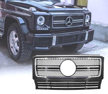 CALANDRE MERCEDES CLASSE G W463 90-12 NOIR LOOK AMG G65, Verzenden, Nieuw