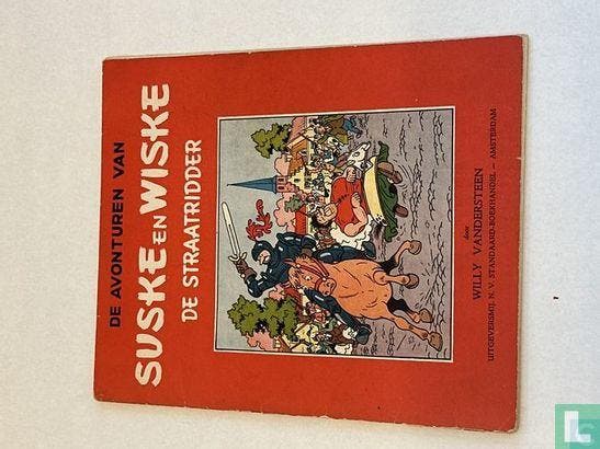Suske en Wiske - De straatridder - 1956, Boeken, Stripverhalen, Gelezen, Eén stripboek, Verzenden