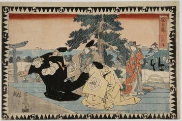 Utagawa Hiroshige /  (1797–1858) Chshingura: Daijo — De