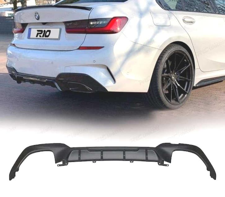 Diffuseur Pour Bmw G20 G28 19- Look Mp Competition Noir Mate, Auto-onderdelen, Carrosserie, Verzenden