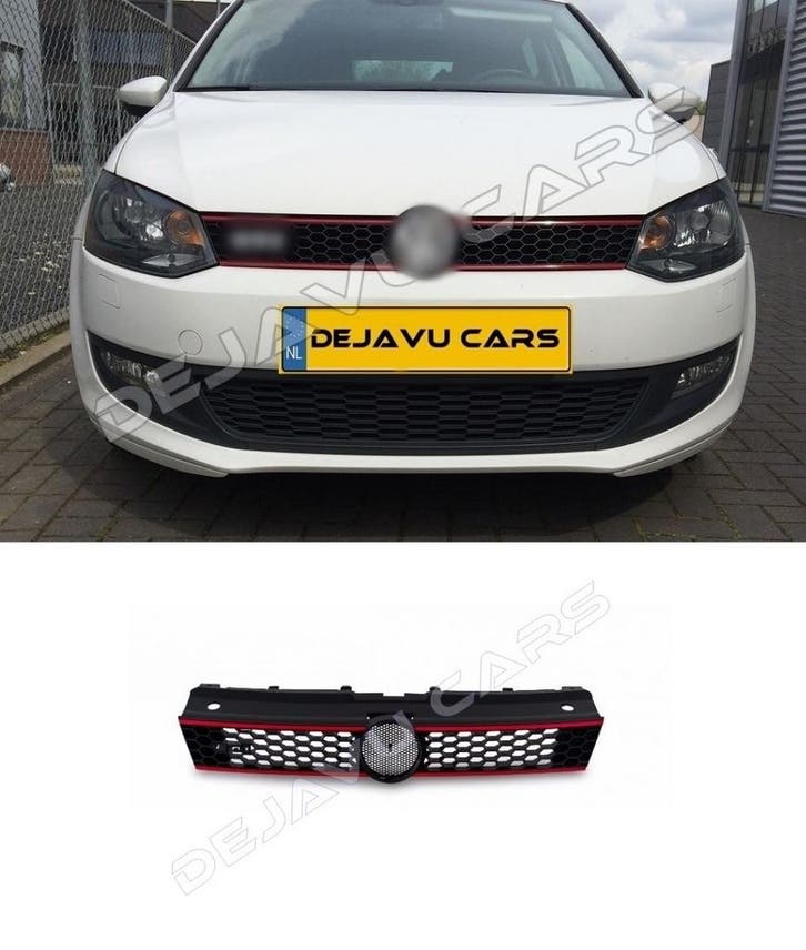 GTI Look Front Grill voor Volkswagen Polo 5 (6R/6C), Autos : Divers, Tuning & Styling, Enlèvement ou Envoi