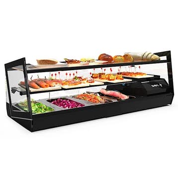Tapasvitrine | KUBE | Zwart | 4x 1/3 GN | +2°C/+6°C |, Verzenden, Nieuw in verpakking