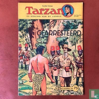 Tarzan - Gearresteerd - 1961, Boeken, Strips | Comics, Europa, Zo goed als nieuw, Eén comic, Verzenden