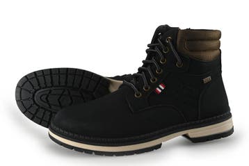Dockers By Gerli Veterboots in maat 43 Zwart, Kleding | Heren, Schoenen, Verzenden, Dockers By Gerli, Zwart, Boots