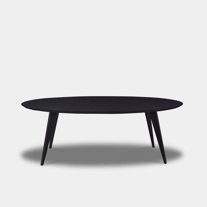 Tafel Ovaal Eikenhout  Hout Onderstel  140x90, Huis en Inrichting, Tafels | Eettafels