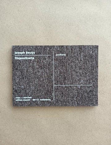 Joseph Beuys (1921-1986) - Filzpostkarte