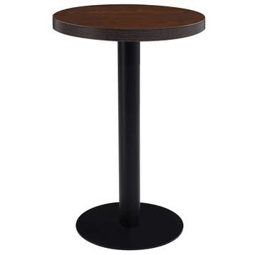 vidaXL Bistrotafel 50 cm MDF donkerbruin, Verzenden, Nieuw