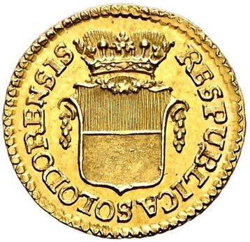Zwitserland, Solothurn Viertelduplone 1789