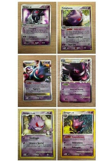6 Mixed collection - Gengar Foil - Various sets, Nieuw
