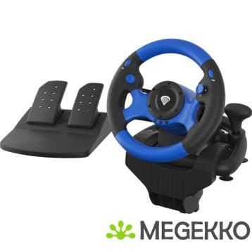 GENESIS NGK-1566  Seaborg 350 Gaming Stuur + Pedalen, Games en Spelcomputers, Spelcomputers | Overige, Verzenden, Nieuw