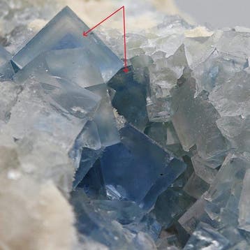 ESTETICA FLUORITE AZZURRA Cubica, Verenigde Staten, USA