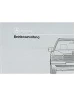 1991 MERCEDES BENZ 190 INSTRUCTIEBOEKJE DUITS, Auto diversen, Handleidingen en Instructieboekjes