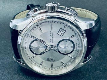 Hamilton - Jazzmaster Chronograph - H326160 - Homme -, Bijoux, Sacs & Beauté, Montres | Hommes